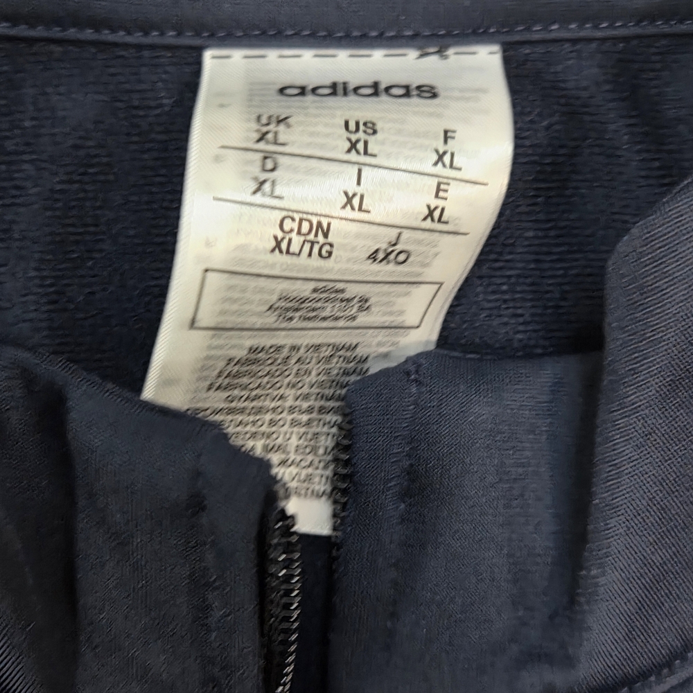 Adidas Navy Track Jacket - Picture 2 of 3